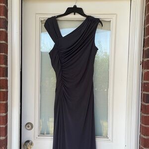 Calvin Klein One-Shoulder Black Dress